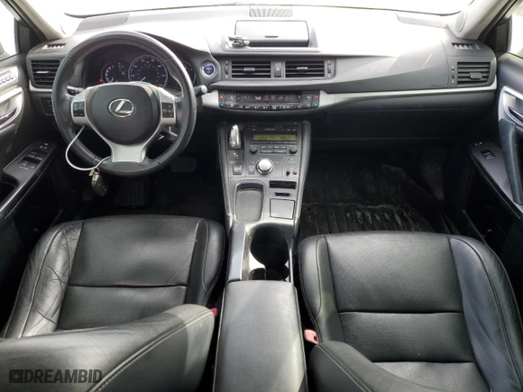 2012 Lexus CT 200h with VIN JTHKD5BHXC2121266, listed as a Copart auction lot 46069325 with 127398 miles and Salvage Title. Bid and sale history available at carsss.com. Image 8.