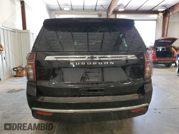 2023 Chevrolet Suburban LS with VIN 1GNSKBEDXPR507852, listed as a Copart auction lot 68348864 with 20,808 mi miles and Salvage title. Bid and sale history available at DreamBid. Image 6.