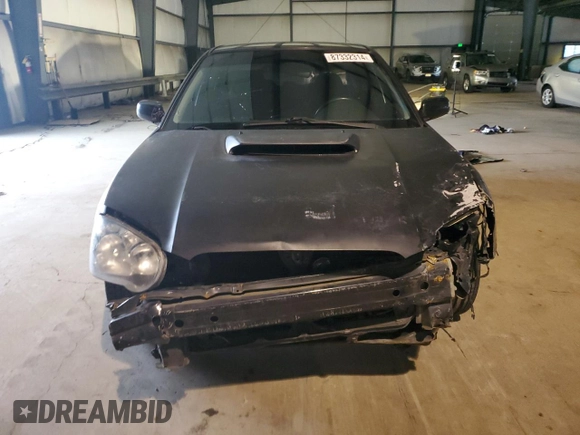 2005 Subaru Impreza Sedan (Natl) WRX with VIN JF1GD29615G506110, listed as a Copart auction lot 87332314 with 0 mi miles and Salvage Title. Bid and sale history available at carsss.com. Image 5.