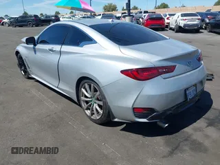 2018 Infiniti Q60 Luxe with VIN JN1EV7EK9JM340755, listed as a IAAI auction lot 41870273 with 82,275 mi miles and . Bid and sale history available at carsss.com. Image 3.