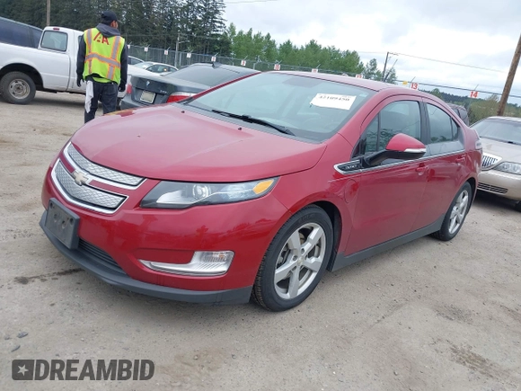 2014 Chevrolet Volt with VIN 1G1RB6E43EU121971, listed as a IAAI auction lot 42109450 with 215,352 mi miles and . Bid and sale history available at carsss.com. Image 2.