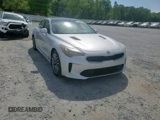 2018 Kia Stinger Premium with VIN KNAE25LAXJ6017479, listed as a Copart auction lot 53158595 with 120,273 mi miles and Salvage Title. Bid and sale history available at DreamBid. Image 10.