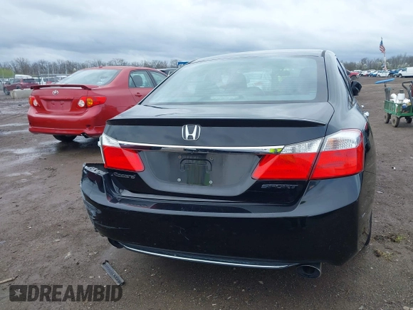 2014 Honda Accord Sport with VIN 1HGCR2F59EA270980, listed as a IAAI auction lot 41954935 with 130,041 mi miles and . Bid and sale history available at DreamBid. Image 16.
