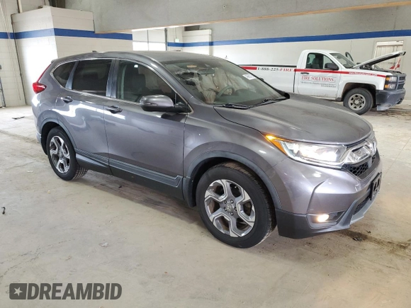 2018 Honda CR-V EX with VIN 7FARW1H54JE033599, listed as a Copart auction lot 49960125 with 69,956 mi miles and Salvage Title. Bid and sale history available at DreamBid. Image 4.