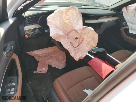 2024 Audi Q8 e-tron Premium Plus with VIN WA15AAGE8RB017425, listed as a Copart auction lot 66139974 with NaN miles and Salvage Title. Bid and sale history available at carsss.com. Image 8.