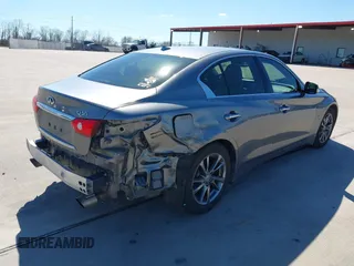 2017 Infiniti Q50 Signature Edition with VIN JN1EV7AP7HM742236, listed as a IAAI auction lot 41662043 with 114,312 mi miles and . Bid and sale history available at DreamBid. Image 6.