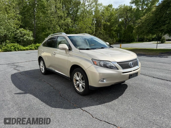 2012 Lexus RX 450h z VIN JTJBC1BA5C2427885, wystawiony jako Copart lot #58626695 z przebiegiem 166 056 mil mil oraz Szkoda całkowita • Salvage title. Historia ofert i sprzedaży dostępna na DreamBid. Obrazek 1.