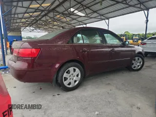 2009 Hyundai Sonata GLS z VIN 5NPET46C19H432599, wystawiony jako Copart lot #58345025 z przebiegiem 134 628 mil mil oraz Szkoda całkowita • Salvage title. Historia ofert i sprzedaży dostępna na DreamBid. Obrazek 3.