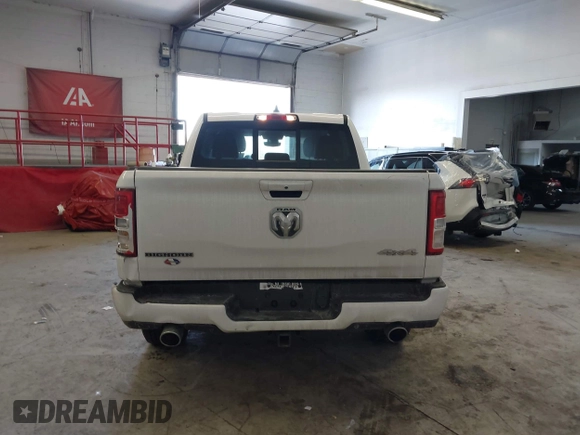2021 Ram 1500 Big Horn with VIN 1C6SRFFTXMN780608, listed as a IAAI auction lot 41342815 with 70,406 mi miles and . Bid and sale history available at DreamBid. Image 16.
