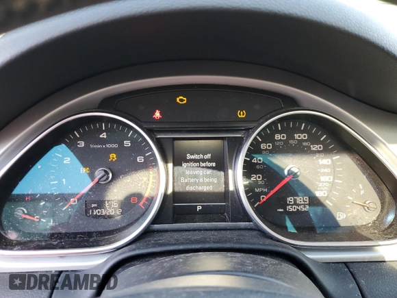 2014 Audi Q7 Premium with VIN WA1CGAFE2ED004062, listed as a Copart auction lot 75462984 with 150,452 mi miles and Clean title. Bid and sale history available at DreamBid. Image 9.
