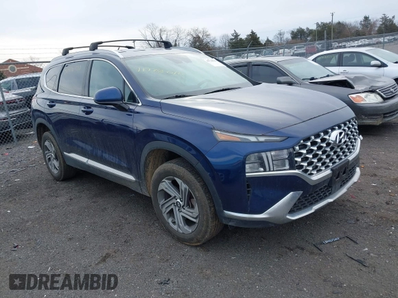 2022 Hyundai Santa Fe SEL with VIN 5NMS2DAJ8NH443618, listed as a IAAI auction lot 41728010 with 77,066 mi miles. Bid and sale history available at carsss.com. Image 1.