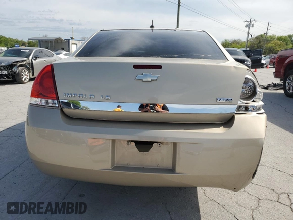 2008 Chevrolet Impala LS with VIN 2G1WB58KX81320619, listed as a Copart auction lot 53730765 with 116,640 mi miles and Clean Title. Bid and sale history available at DreamBid. Image 6.