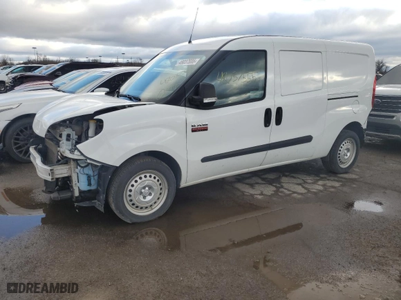2021 Ram ProMaster City Cargo Van Tradesman with VIN ZFBHRFAB2M6V35882, listed as a Copart auction lot 48037555 with 83,394 mi miles and Clean Title. Bid and sale history available at carsss.com. Image 1.