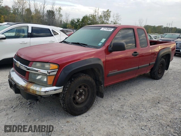 2005 Chevrolet Colorado LS Z85 with VIN 1GCCS198458253580, listed as a Copart auction lot 72170454 with 101,952 mi miles and Clean title. Bid and sale history available at DreamBid. Image 1.
