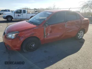 2011 Kia Rio LX with VIN KNADH4A38B6930669, listed as a Copart auction lot 46878335 with 130,710 mi miles and Salvage Title. Bid and sale history available at carsss.com. Image 1.