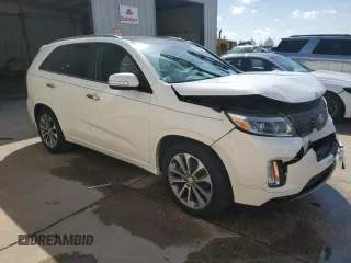 2015 Kia Sorento SX Limited with VIN 5XYKW4A7XFG659720, listed as a Copart auction lot 54594695 with 156,832 mi miles and Salvage Title. Bid and sale history available at carsss.com. Image 4.