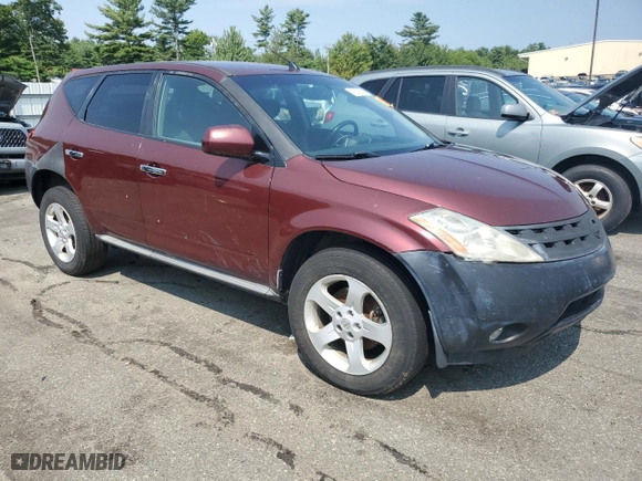 2005 Nissan Murano S with VIN JN8AZ08W65W429140, listed as a Copart auction lot 62570394 with 221,508 mi miles and Clean Title. Bid and sale history available at carsss.com. Image 4.