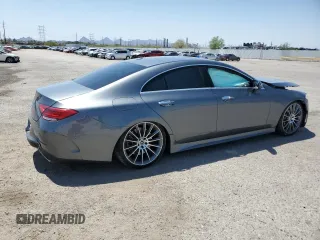 2019 Mercedes-Benz CLS 450 with VIN WDD2J5JB9KA027171, listed as a Copart auction lot 60758935 with 64,287 mi miles and Salvage title. Bid and sale history available at DreamBid. Image 3.