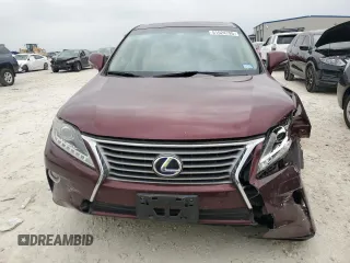 2013 Lexus RX 450h with VIN JTJZB1BA6D2413240, listed as a Copart auction lot 51524795 with 111,350 mi miles and Salvage title. Bid and sale history available at DreamBid. Image 5.