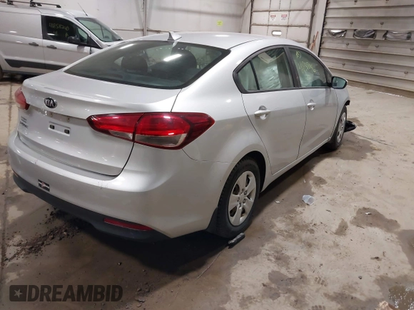 2017 Kia Forte LX with VIN 3KPFK4A78HE141215, listed as a IAAI auction lot 41859046 with 146,810 mi miles. Bid and sale history available at carsss.com. Image 4.