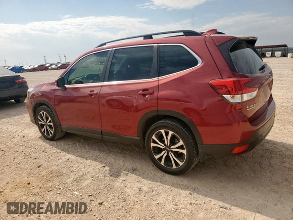 2020 Subaru Forester Limited with VIN JF2SKASC6LH597873, listed as a Copart auction lot 61239535 with 25,109 mi miles and Salvage title. Bid and sale history available at DreamBid. Image 2.
