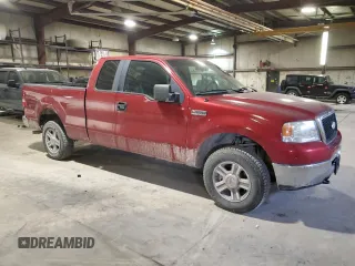 2007 Ford F-150 STX with VIN 1FTRX14W57KC26508, listed as a Copart auction lot 89247975 with 118,011 mi miles and Salvage Title. Bid and sale history available at carsss.com. Image 4.