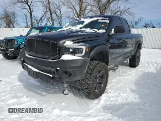 2006 Dodge 1500 SLT with VIN 1D7HU18296J208924, listed as a Copart auction lot 45958055 with 161,227 mi miles and Salvage Title. Bid and sale history available at DreamBid. Image 1.