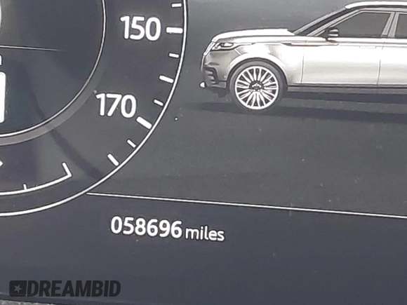 2018 Land Rover Range Rover Velar R-Dynamic SE with VIN SALYL2RV3JA762201, listed as a IAAI auction lot 42592429 with 58,696 mi miles and . Bid and sale history available at DreamBid. Image 15.