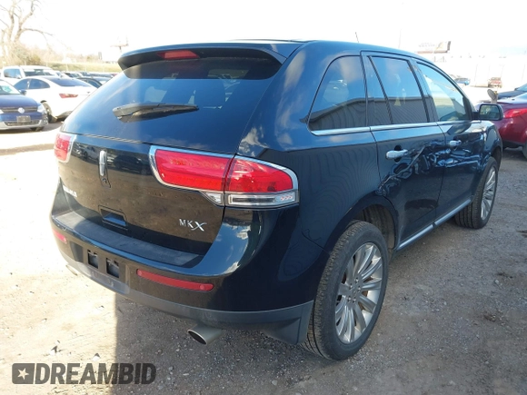 2012 Lincoln MKX with VIN 2LMDJ6JK0CBL02487, listed as a IAAI auction lot 41191697 with 164,653 mi miles. Bid and sale history available at carsss.com. Image 4.