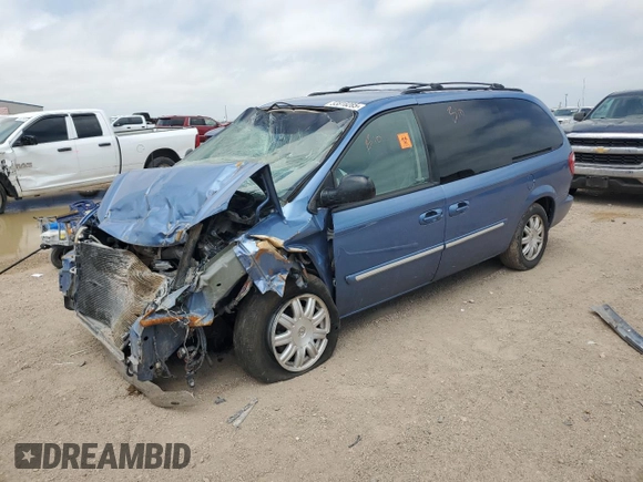 2007 Chrysler Town & Country Touring z VIN 2A4GP54L27R183214, wystawiony jako Copart lot #53818285 z przebiegiem Nie podano mil oraz Szkoda całkowita • Salvage title. Historia ofert i sprzedaży dostępna na DreamBid. Obrazek 1.
