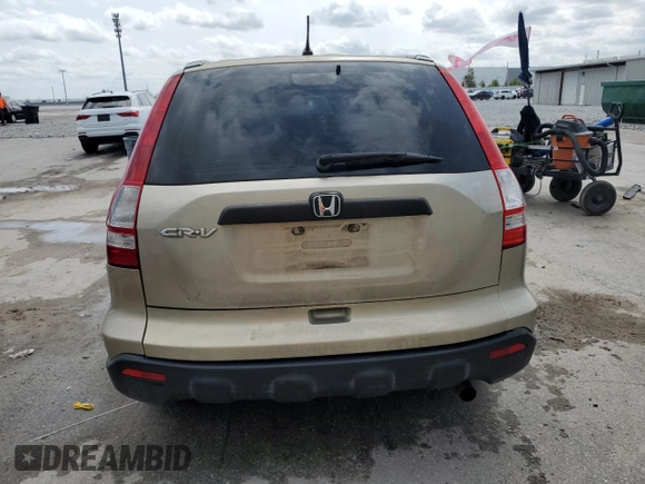 2007 Honda CR-V LX with VIN JHLRE38357C025660, listed as a Copart auction lot 47817285 with 251,275 mi miles and Salvage Title. Bid and sale history available at carsss.com. Image 6.