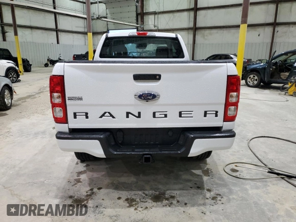 2020 Ford Ranger XL with VIN 1FTER1EH5LLA91589, listed as a Copart auction lot 53877235 with 47,268 mi miles and Salvage Title. Bid and sale history available at DreamBid. Image 6.