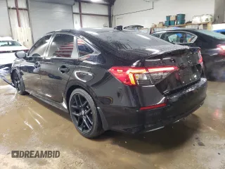 2023 Honda Civic Sedan Sport with VIN 2HGFE2F51PH570395, listed as a Copart auction lot 46705575 with 13,959 mi miles and Salvage Title. Bid and sale history available at carsss.com. Image 2.