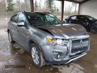 2014 Mitsubishi Outlander Sport SE with VIN 4A4AR4AU2EE008302, listed as a IAAI auction lot 41856483 with 151,536 mi miles. Bid and sale history available at carsss.com. Image 1.