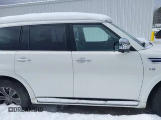 2019 Nissan Armada Platinum with VIN JN8AY2NE0K9758307, listed as a IAAI auction lot 41492623 with 82,373 mi miles. Bid and sale history available at carsss.com. Image 14.