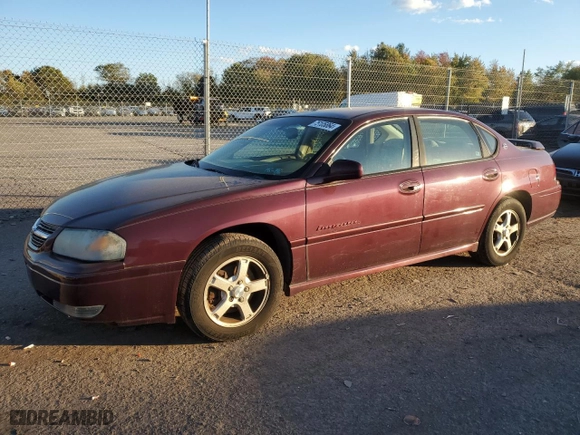 2004 Chevrolet Impala LS with VIN 2G1WH52K749160573, listed as a Copart auction lot 75105864 with 86,165 mi miles and Clean Title. Bid and sale history available at carsss.com. Image 1.