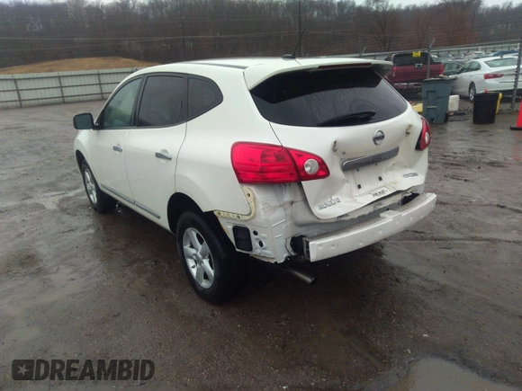 2012 Nissan Rogue S with VIN JN8AS5MT3CW291308, listed as a IAAI auction lot 41730771 with 144,357 mi miles. Bid and sale history available at carsss.com. Image 3.