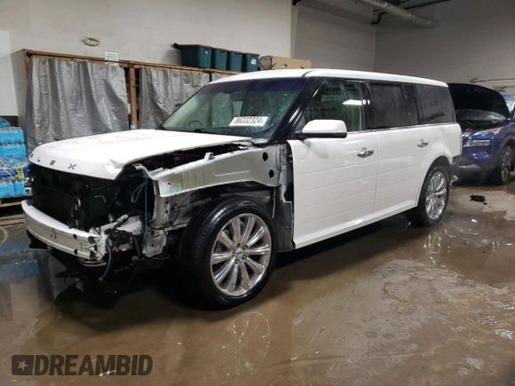2018 Ford Flex Limited EcoBoost with VIN 2FMHK6DT9JBA16522, listed as a Copart auction lot 86332324 with 36,977 mi miles and Salvage Title. Bid and sale history available at carsss.com. Image 1.
