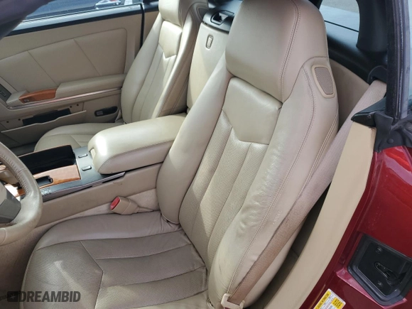 2007 Cadillac XLR with VIN 1G6YV36A575601135, listed as a Copart auction lot 75123444 with NaN miles and Salvage Title. Bid and sale history available at carsss.com. Image 10.