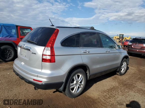 2011 Honda CR-V EX-L z VIN 5J6RE4H78BL012152, wystawiony jako Copart lot #61638144 z przebiegiem 95 196 mil mil oraz Szkoda całkowita • Salvage title. Historia ofert i sprzedaży dostępna na DreamBid. Obrazek 3.