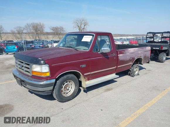 1996 Ford F-150 with VIN 1FTEF15N6TLA07696, listed as a IAAI auction lot 41820435 with 216,072 mi miles and . Bid and sale history available at DreamBid. Image 2.