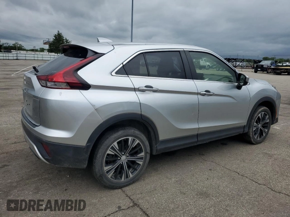 2022 Mitsubishi Eclipse Cross SE with VIN JA4ATWAA7NZ063051, listed as a Copart auction lot 57411205 with 84,937 mi miles and Salvage title. Bid and sale history available at DreamBid. Image 3.