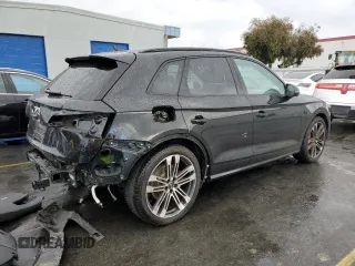 2019 Audi SQ5 Premium Plus with VIN WA1B4AFY8K2022409, listed as a Copart auction lot 76301484 with 64,893 mi miles and Salvage Title. Bid and sale history available at DreamBid. Image 3.