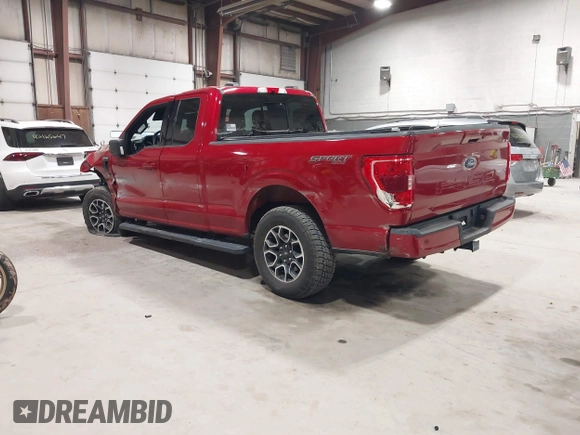 2021 Ford F-150 XL with VIN 1FTFX1E55MFA44207, listed as a IAAI auction lot 42179647 with 67,900 mi miles and . Bid and sale history available at DreamBid. Image 3.