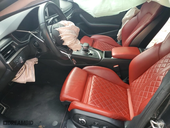 2018 Audi S5 Sportback Prestige with VIN WAUC4CF56JA087059, listed as a Copart auction lot 40818343 with NaN miles. Bid and sale history available at carsss.com. Image 7.