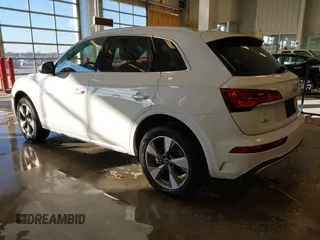 2023 Audi Q5 Premium Plus with VIN WA1BBAFY1P2020434, listed as a IAAI auction lot 40964961 with 26,606 mi miles and . Bid and sale history available at DreamBid. Image 3.