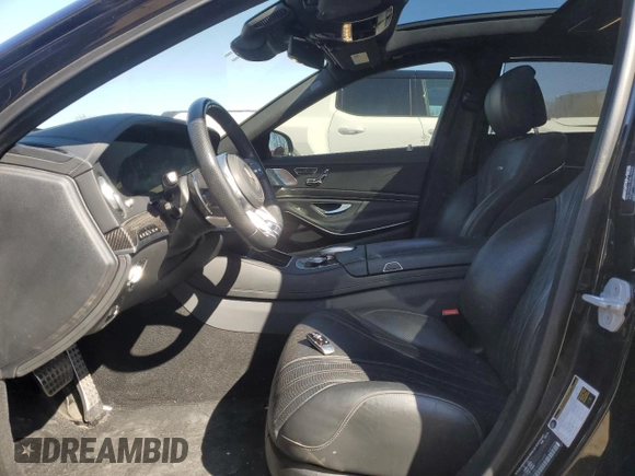2018 Mercedes-Benz S 63 AMG with VIN WDDUG8JB0JA361449, listed as a Copart auction lot 50088175 with 41,420 mi miles and Salvage Title. Bid and sale history available at DreamBid. Image 7.