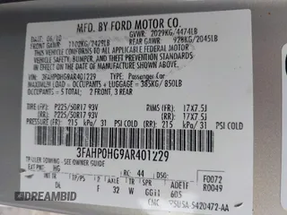 2010 Ford Fusion SE with VIN 3FAHP0HG9AR401229, listed as a IAAI auction lot 42644712 with 182,834 mi miles and . Bid and sale history available at DreamBid. Image 9.
