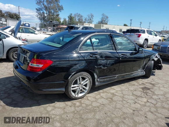 2013 Mercedes-Benz C-Class C 250 Sport with VIN WDDGF4HBXDR273481, listed as a IAAI auction lot 41933780 with 88,089 mi miles. Bid and sale history available at carsss.com. Image 4.