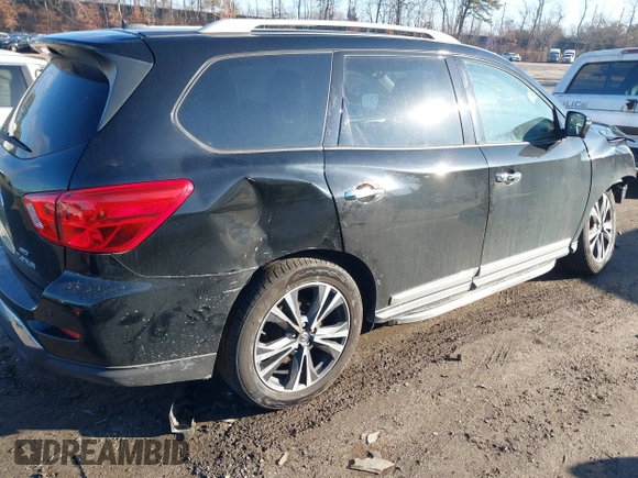 2018 Nissan Pathfinder SL with VIN 5N1DR2MM9JC647749, listed as a IAAI auction lot 41661226 with 48,738 mi miles. Bid and sale history available at carsss.com. Image 4.